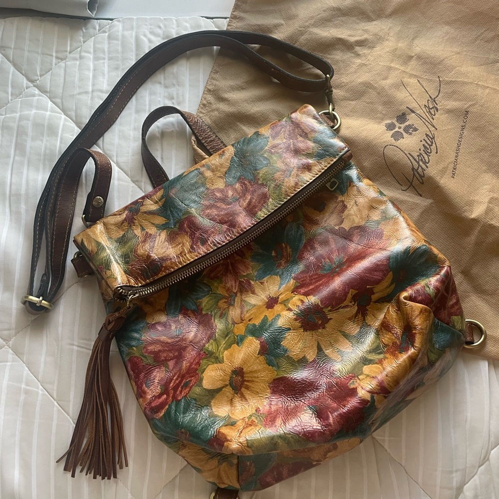Patricia Nash Luzille Multicolor Floral Backpack
